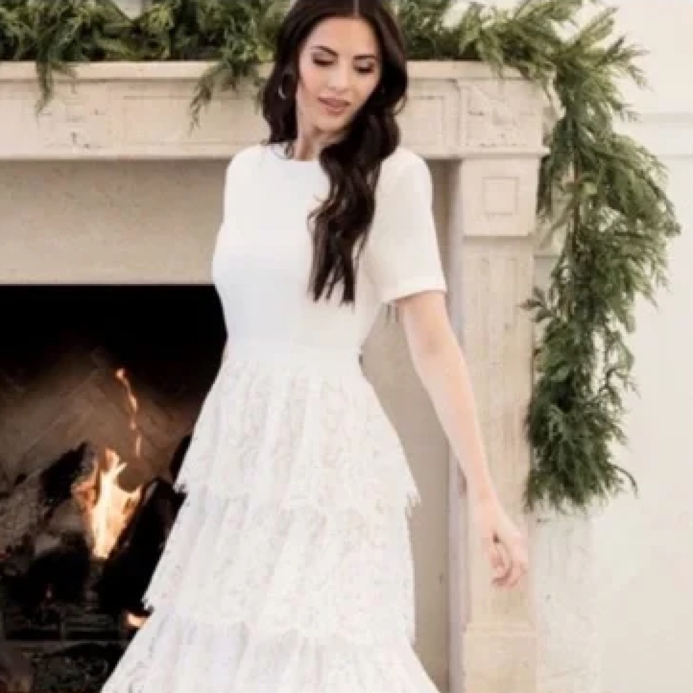 Rachel Parcell White Lace Dress